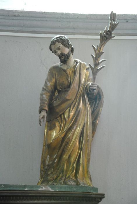 statue : Saint Joseph à l'Enfant - © Ministère de la Culture (France), Conservation des antiquités et des objets d’art de l’Ardèche – Tous droits réservés