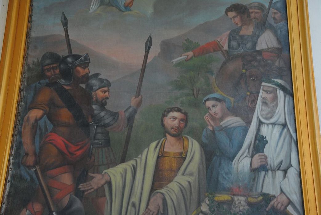 Tableau : Scène non identifié, vue partielle