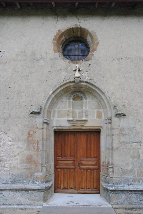 Église Saint-André-de-Crussol : Portail occidental, vue générale