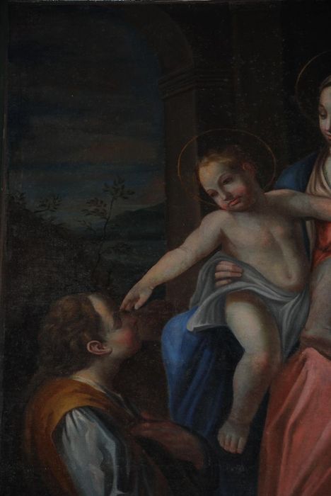 Tableau : Mariage mystique de sainte Catherine (le), détail
