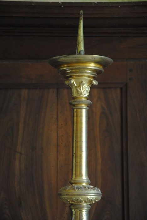 chandeliers d'église, détail - © Ministère de la Culture (France), Conservation des antiquités et des objets d’art de l'Ardèche - Tous droits réservés