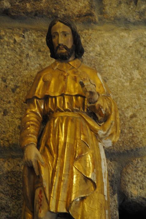 statue : Saint Roch, vue partielle