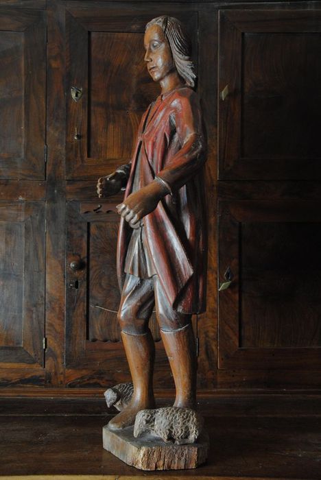 statue : Saint Bénezet, profil droit, vue générale