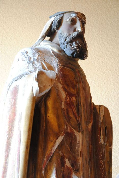 statue : Saint François de Sales, vue partielle