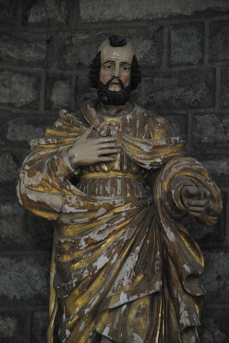 statue : Saint Joseph, vue partielle