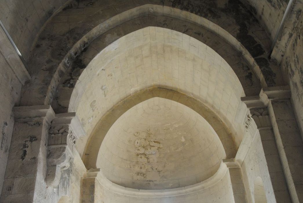 Chapelle double des Pénitents : Abside sud, vue générale de la voûte