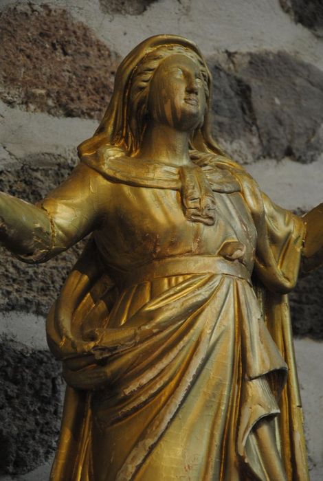 statue : Vierge de l'Assomption, vue partielle