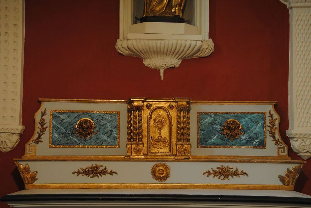 autel du Sacré-Coeur, tabernacle, vue générale