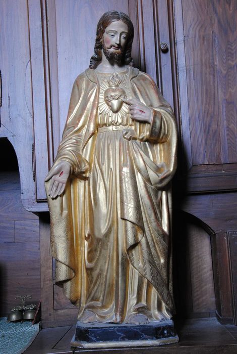 statue : Sacré-Coeur - © Ministère de la Culture (France), Médiathèque du patrimoine et de la photographie, Conservation des antiquités et des objets d’art de l’Ardèche – Tous droits réservés