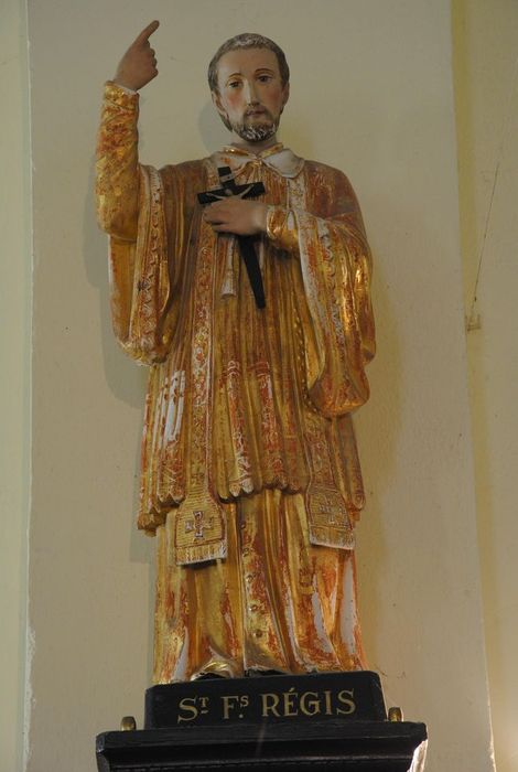statue : Saint Jean-François Régis - © Ministère de la Culture (France), Médiathèque du patrimoine et de la photographie, Conservation des antiquités et des objets d’art de l’Ardèche – Tous droits réservés