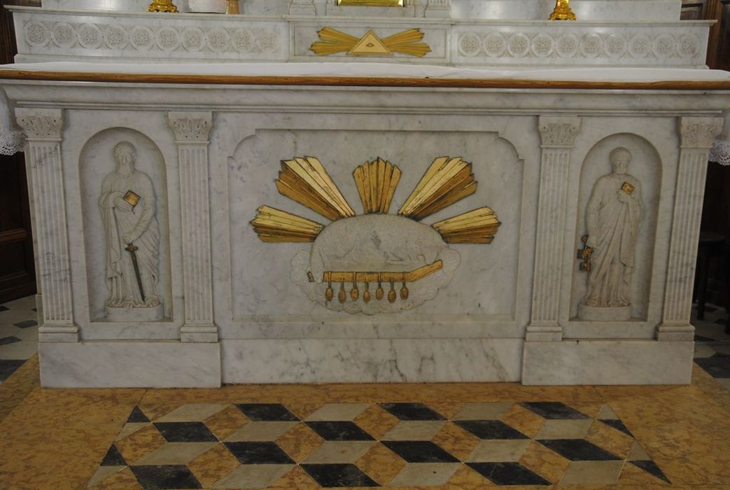 maître-autel - © Ministère de la Culture (France), Médiathèque du patrimoine et de la photographie, Conservation des antiquités et des objets d’art de l’Ardèche – Tous droits réservés