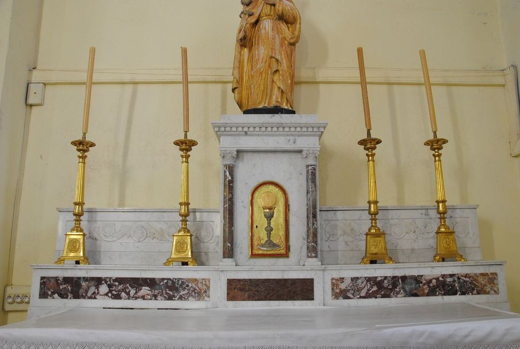 tabernacle de l'autel du Sacré-Coeur - © Ministère de la Culture (France), Conservation des antiquités et des objets d’art de l’Ardèche – Tous droits réservés