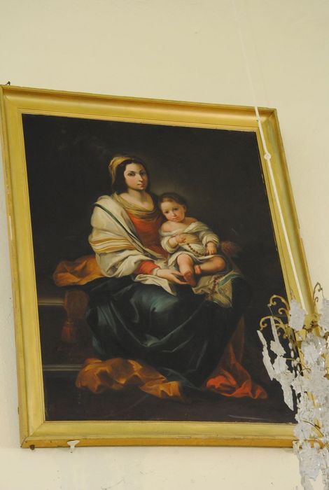 tableau : Vierge à l'Enfant - © Ministère de la Culture (France), Médiathèque du patrimoine et de la photographie, Conservation des antiquités et des objets d’art de l’Ardèche – Tous droits réservés