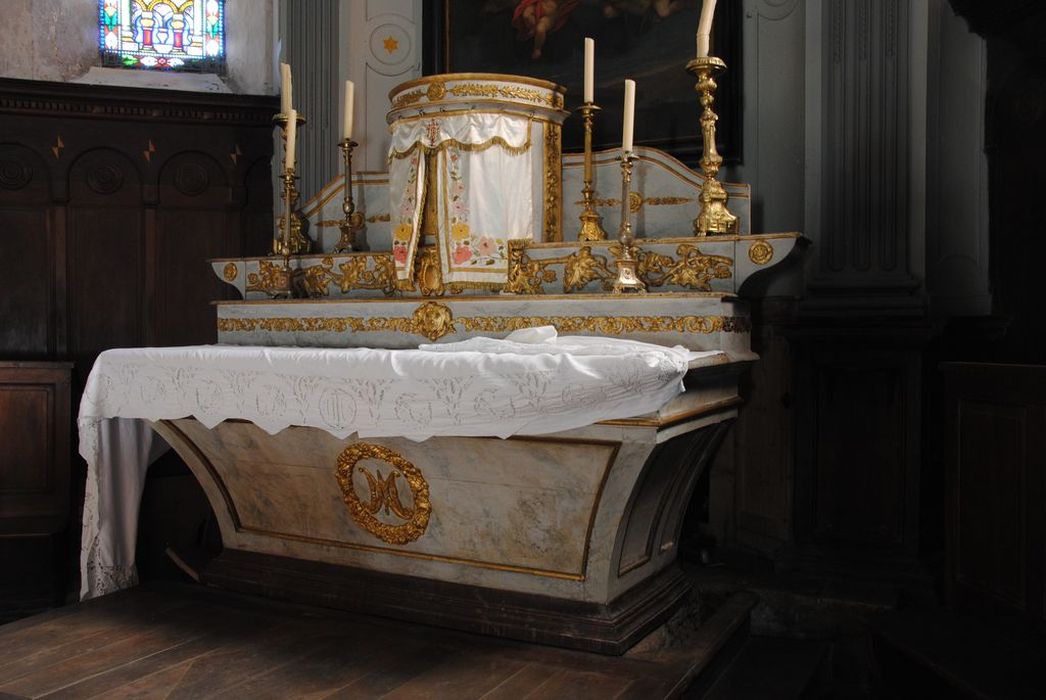 maître-autel, gradins et tabernacle