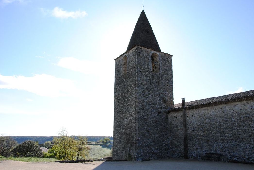 Eglise Notre-Dame-de-l'Assomption : Clocher, vue générale