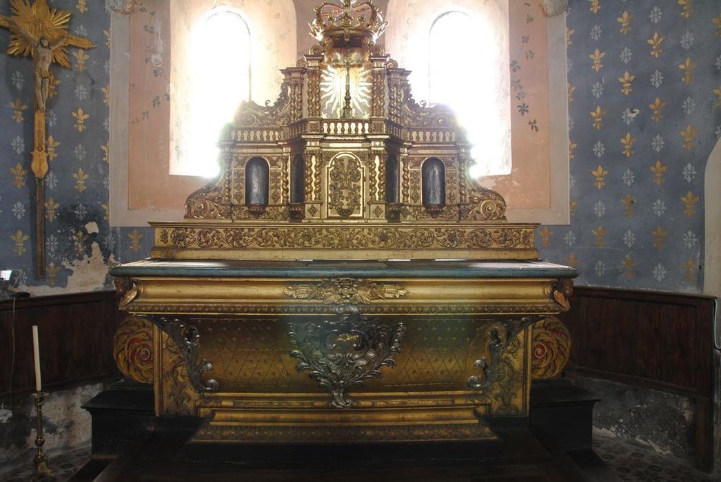 autel, retable (maître-autel) - © Ministère de la Culture (France), Médiathèque du patrimoine et de la photographie, Conservation des antiquités et des objets d’art de l’Ardèche – Tous droits réservés