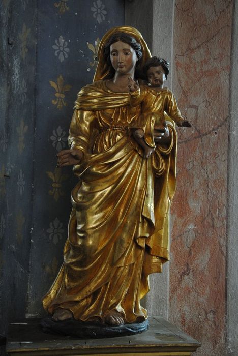 statue : Vierge à l'Enfant - © Ministère de la Culture (France), Médiathèque du patrimoine et de la photographie, Conservation des antiquités et des objets d’art de l’Ardèche – Tous droits réservés