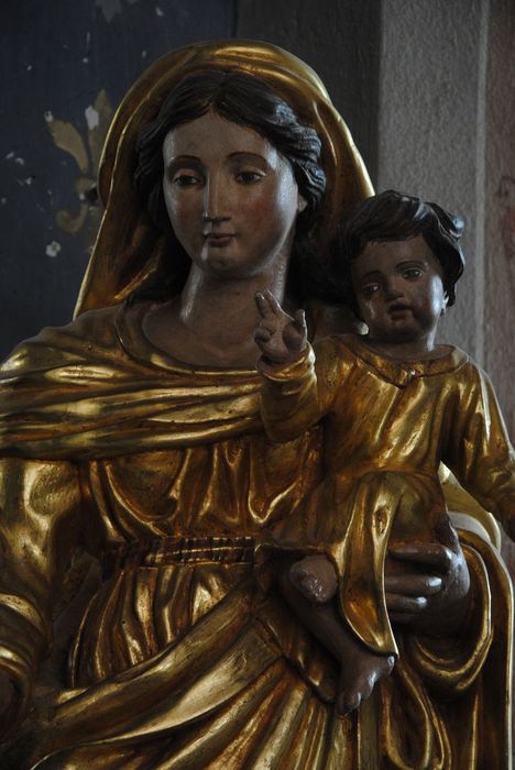 statue : Vierge à l'Enfant - © Ministère de la Culture (France), Médiathèque du patrimoine et de la photographie, Conservation des antiquités et des objets d’art de l’Ardèche – Tous droits réservés