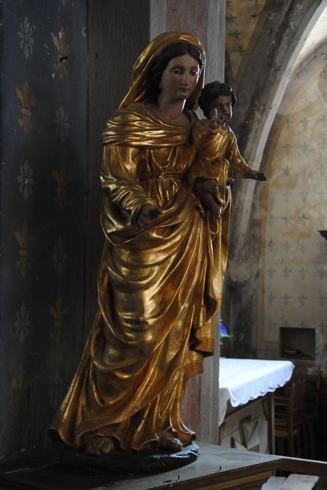 statue : Vierge à l'Enfant - © Ministère de la Culture (France), Médiathèque du patrimoine et de la photographie, Conservation des antiquités et des objets d’art de l’Ardèche – Tous droits réservés