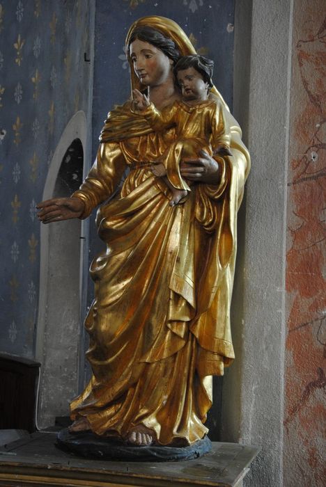 statue : Vierge à l'Enfant - © Ministère de la Culture (France), Médiathèque du patrimoine et de la photographie, Conservation des antiquités et des objets d’art de l’Ardèche – Tous droits réservés