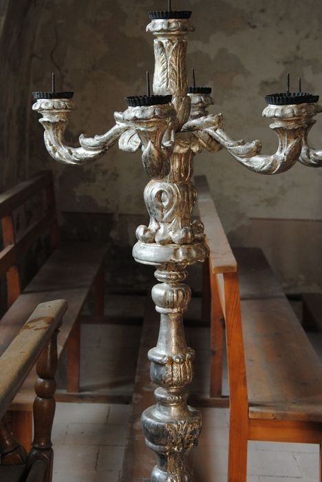 chandelier (candélabre), vue partielle - © Ministère de la Culture (France), Médiathèque du patrimoine et de la photographie, Conservation des antiquités et des objets d’art de l’Ardèche – Tous droits réservés