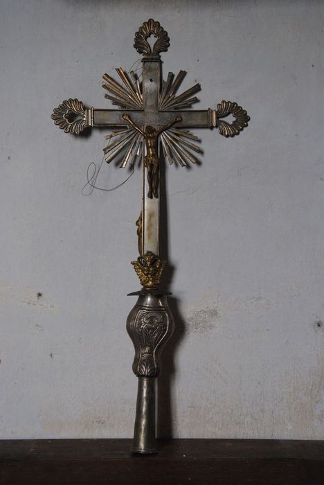 croix de procession - © Ministère de la Culture (France), Médiathèque du patrimoine et de la photographie, Conservation des antiquités et des objets d’art de l’Ardèche – Tous droits réservés
