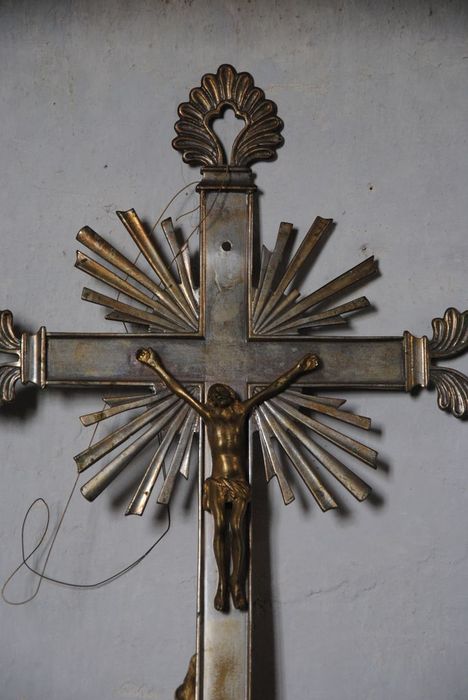 croix de procession, vue partielle - © Ministère de la Culture (France), Conservation des antiquités et des objets d’art de l’Ardèche – Tous droits réservés