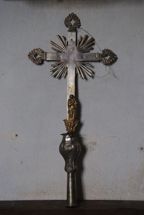 croix de procession, vue partielle - © Ministère de la Culture (France), Médiathèque du patrimoine et de la photographie, Conservation des antiquités et des objets d’art de l’Ardèche – Tous droits réservés