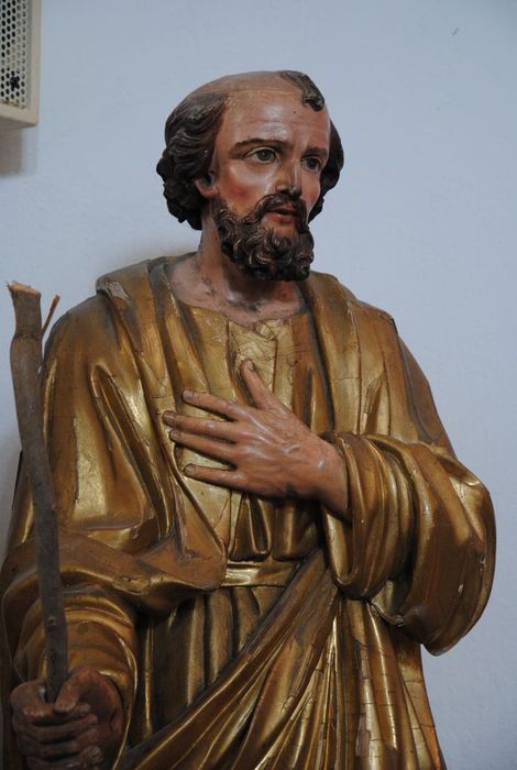 statue : Saint Joseph, vue partielle