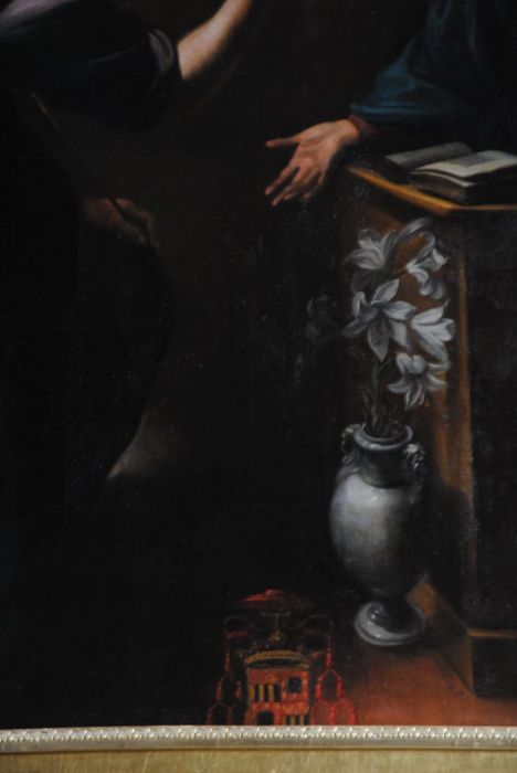 tableau : l'Annonciation, détail