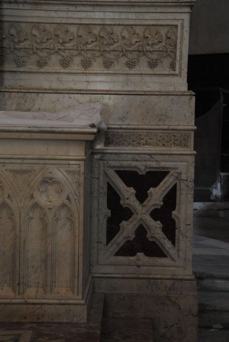 autel (maître-autel), vue partielle