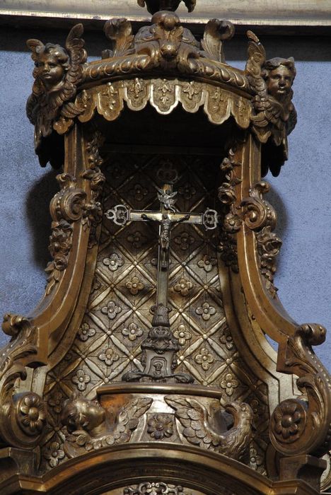 tabernacle, gradin d'autel, détail