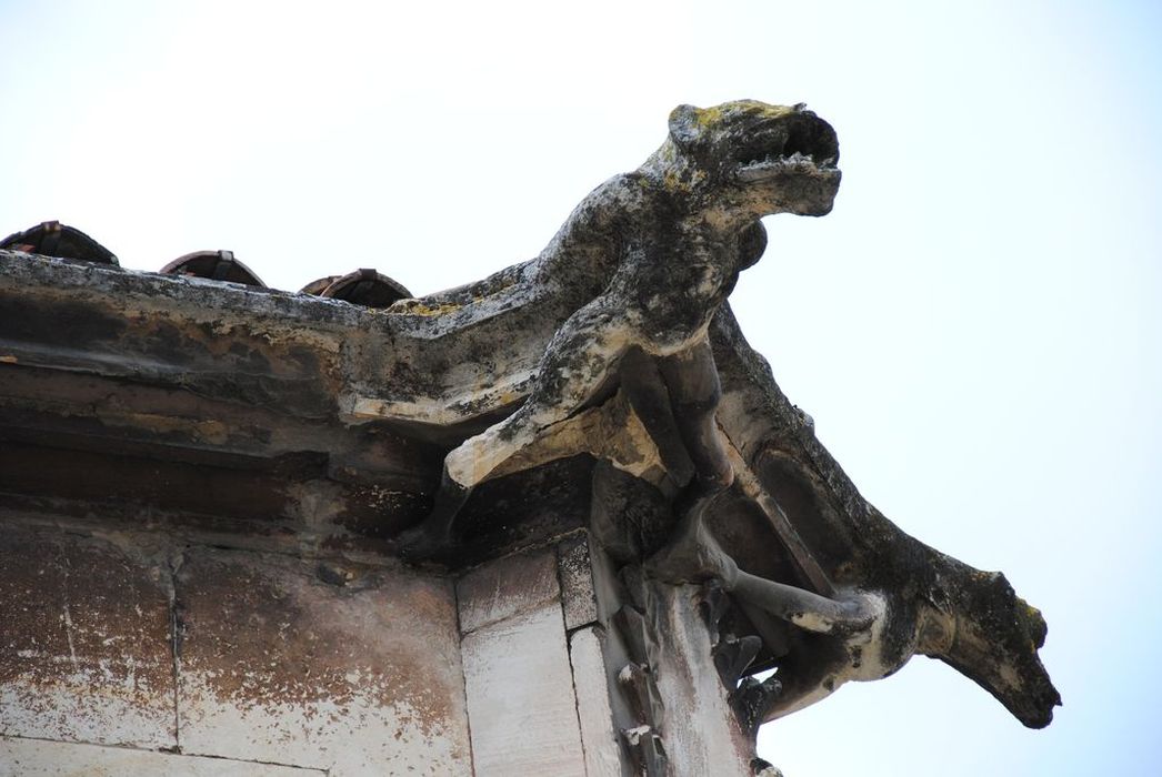 Château : Chapelle des Princes, détail des gargouilles