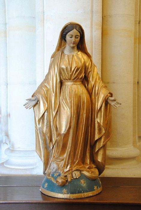 statue : Vierge de l'Immaculée Conception - © Ministère de la Culture (France), Médiathèque du patrimoine et de la photographie, Conservation des antiquités et des objets d’art de l’Ardèche – Tous droits réservés