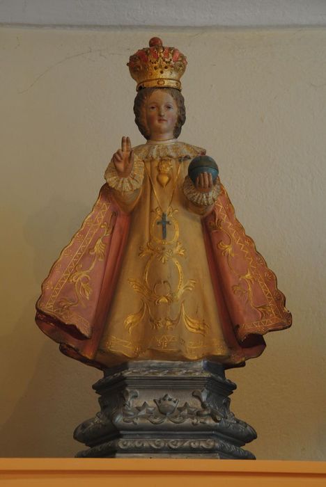 4 statues : Enfant Jésus miraculeux de Prague (L'), Sacré-Coeur de Jésus (Le), Saint Jean-François Régis, Saint Joseph et l'Enfant