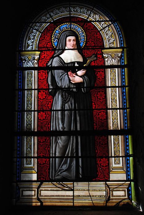 verrière de sainte Jeanne-Françoise de Chantal