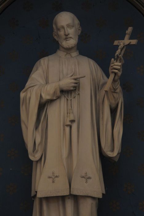 statue : Saint Jean-François Régis, vue partielle