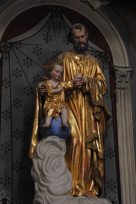 Statue : Saint Joseph et l'Enfant