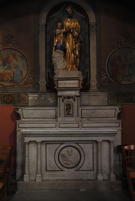 autel de saint Joseph et l'Enfant avec gradins, tabernacle