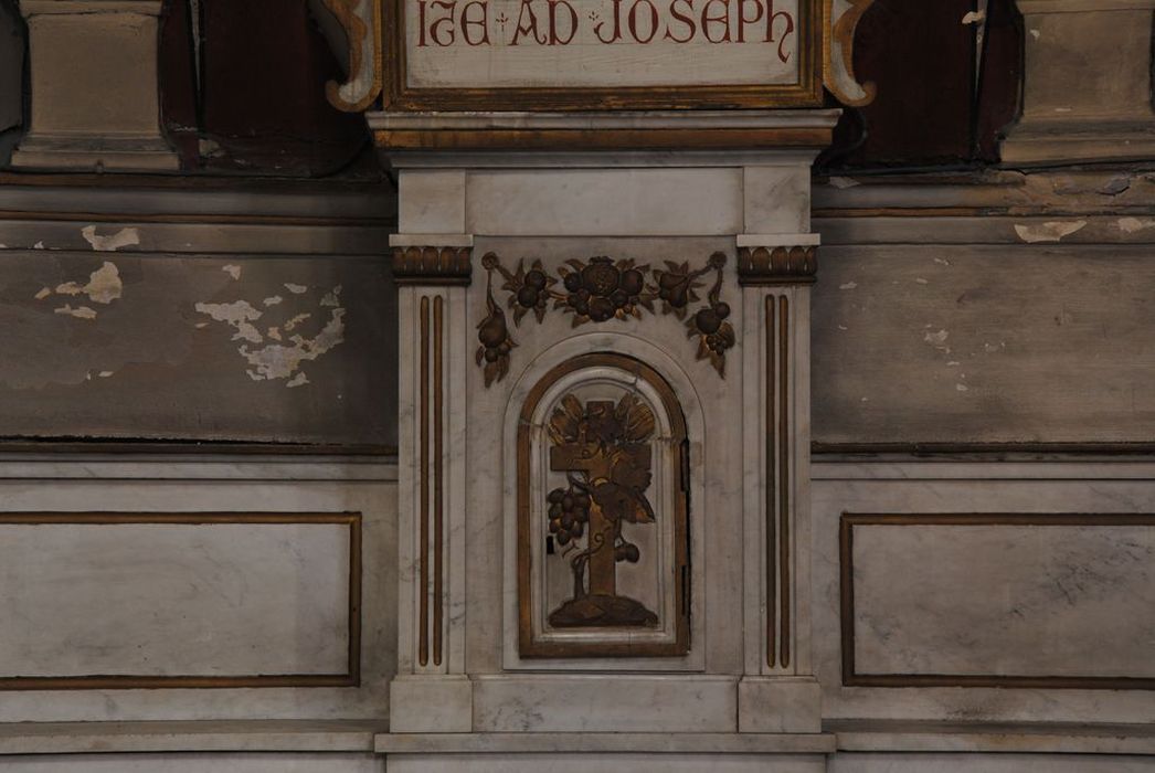 tabernacle de l'autel de saint Joseph et l'Enfant, détail