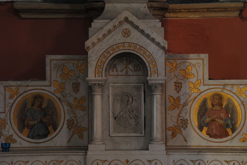 tabernacle de l'autel du Sacré-Coeur de Jésus