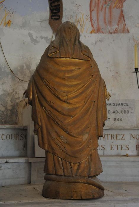 statue : Vierge de l'Immaculée Conception, revers, vue générale