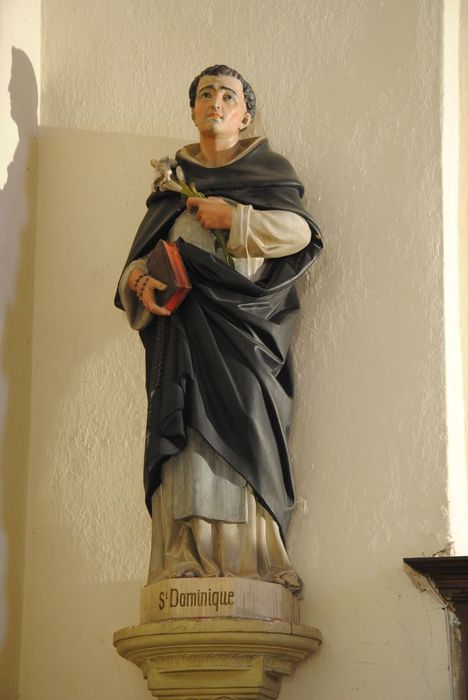 statue : Saint Dominique - © Ministère de la Culture (France), Médiathèque du patrimoine et de la photographie, Conservation des antiquités et des objets d’art de l’Ardèche – Tous droits réservés