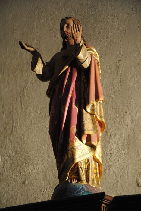 statue : Christ du Sacré Coeur