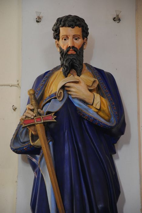 statue : Saint Paul, vue partielle