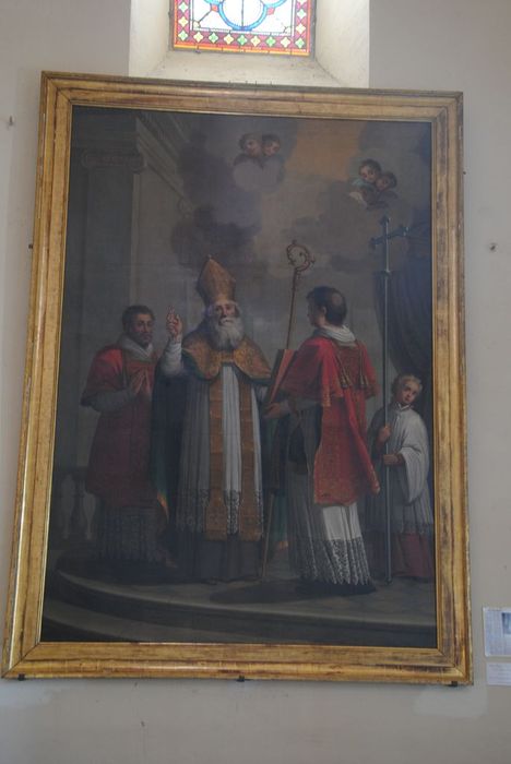 tableau : Saint Amant célébrant la messe - © Ministère de la Culture (France), Médiathèque du patrimoine et de la photographie, Conservation des antiquités et des objets d’art de l’Ardèche – Tous droits réservés