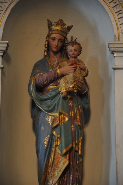 statue : Vierge à l'Enfant, vue générale