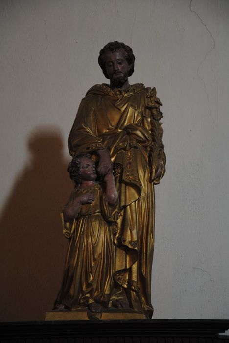 statue : Saint Joseph et l'Enfant Jésus - © Ministère de la Culture (France), Médiathèque du patrimoine et de la photographie, Conservation des antiquités et des objets d’art de l’Ardèche – Tous droits réservés