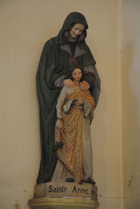 Groupe sculpté : Sainte Anne et la Vierge