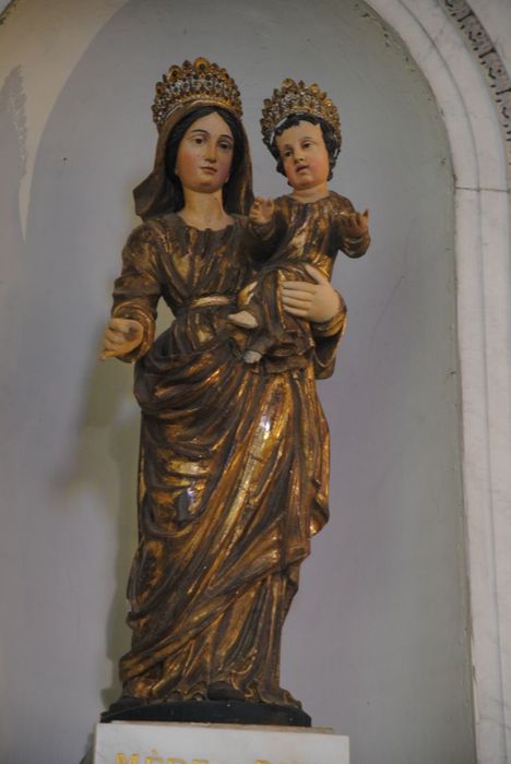 statuette : Vierge (La) - © Ministère de la Culture (France), Médiathèque du patrimoine et de la photographie, Conservation des antiquités et des objets d’art de l’Ardèche – Tous droits réservés